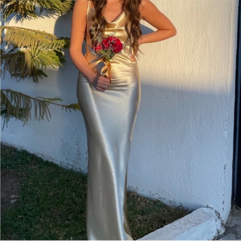 Rat and Boa gold dress. Perfect condition. Maxi Sofia Dress